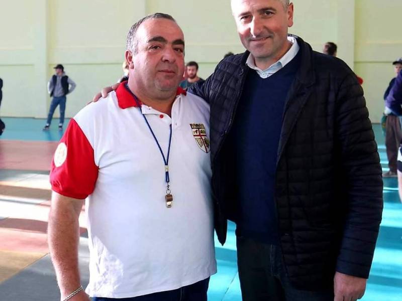 ქალაქ ცაგერში კობა ქომეთიანის რესპუბლიკური ტურნირი ქართულ ჭიდაობაში.